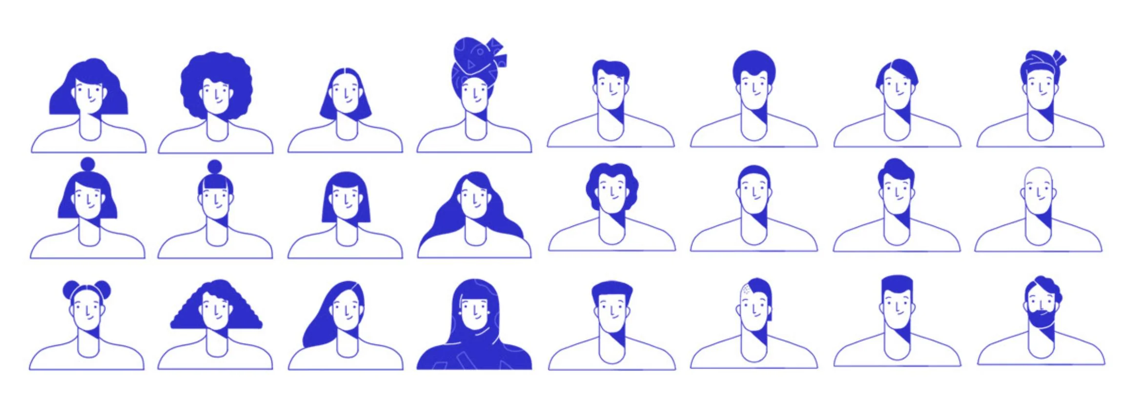 Illustrated avatar grid representing theAsianparent user base